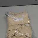 PONY DANCE Sidelight Door Curtain - 70% Blackout Patio Panel Top and Bottom Rod Pocket French Door Curtain for Privacy Bonus Tiebacks, 25 x 72-inch, Biscotti Beige, 1 Panel