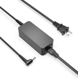 Charger Fit for Lenovo Chromebook N22/N23/N42/N22 Winbook/N22-20 Touch/N42-20/N42-20T Laptop & More Models (UL Listed Safety)-10ft Long Cable, Lightweight Design, Round Tip, 45W