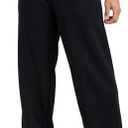 ZUY Men's Baggy Fleece Sweatpants Cotton Lounge Open Bottom Athletic Pants Straight Leg Drawstring with Pockets M