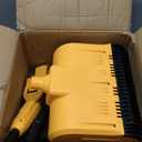 12" Cordless Snow Shovel Compatible with Dewalt 20V Max Battery(NO Battery) Electric Snow Shovel with Directional Plate & Adjustable Front Handle, Cordless Snow Blower for Driveway/Patio (Yellow, A)