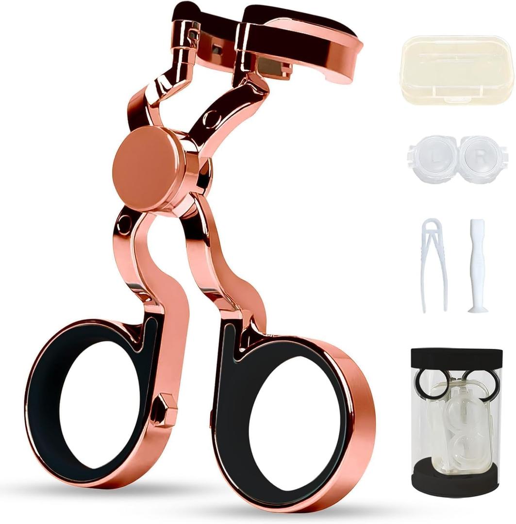 Contact Lens Applicator Tool, Contact Lens Remover Tool Easy Apply/ Remove, Easy-to-Use Tool for Beginners, Rose Gold