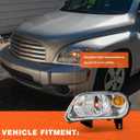 for 2006-2011 Chevy HHR Headlights Assembly Chrome Pair