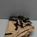 ULTCOVER Waterproof Patio Ottoman Cover Square Outdoor Side Table Furniture Covers Size 20L x 20W x 18H inch (Brown)