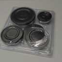 Gas Stove Burner Caps Set, Cooker Hat Set Suitable for Most Gas Stove Burners, 1 Large, 1 Small, 2 Middle