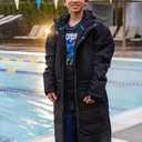 ARENA Unisex Adult Team Swim Parka Solid Fleece Winter Coat Waterproof Long Jacket for Women and Men, Asphalt, X-Small