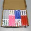 M.best 24Pcs Glow Sticks Party Packs, Glow in The Dark Party Supplies, LED Light Up Wands Sticks Party Favors for Wedding, Raves, Concert, Camping, New Year, Carnival, Halloween