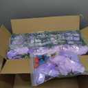 Artificial Purple Flowers Combo Bouquets Mix Silk Flowers Dahlia Roses for DIY Bridal Wedding Bouquets, Baby Shower Decorations Fake Floral Arrangements Table Centerpieces Home Decor