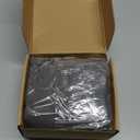 FUTEI Dark Grey Chenille Throw Pillow Covers 18x18 Inch Set of 2, Edges Double-Stitched Cushion Cases, Modern Home Decor for Couch Living Room