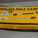 Updated Cordless Pole Saw, Compatible with Dewalt 20V Max Batteries, 8 Inch Low Kick-Back Bar and Chain, Extension Pole for Up to 15 FT Reach, Auto Lubrication System, Battery & Charger not included