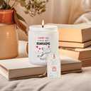 GROBRO7 Jar Candles Naughty Gifts for Women Men Girlfriend Boyfriend Wife Husband Dino Soy Wax Lavender Scented Candle with Greeting Card Romantic Couple Sexy Gift for Anniversary Birthday Christmas