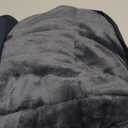 L'AGRATY Weighted Lap Blanket 7lb: Small Weighted Blankets for Adults Portable Travel - Cooling Pad Blanket for Relaxation Sleeping - Cozy Lap Washable All-Season(29" x 24") (01-dark Grey)