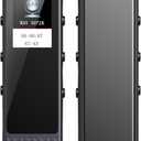 128GB Digital Voice Recorder, COCONISE Audio Recorder with 3072Kbps HD Recording, Voice Activated Recorder for Lecture with MP3 Player, A-B Loop Playback, Password, Accelerate Function