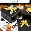 RUSPEPA Matte Black Wrapping Paper - Solid Color Matte Gift Wrapping Paper Roll Perfect for Wedding, Birthday for Men, Christmas, Baby Shower, Graduation Gift, Father's Day Gifts - 17 Inch X 16.5 Feet