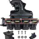 Intake Manifold w/Runner Valve+ MAP Sensor Replacement for 07-17 Chrysler Sebring Dodge Caliber Jeep Compass 1.8 2.0 2.4L 911-902 4884495AC 5033310AB GELUOXI