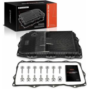A-Premium Transmission Oil Pan with Gasket & Drain Plug Compatible with Ram 1500 2500 3500 & Jeep Grand Cherokee & Dodge Charger, Challenger, Charger & Chrysler 300, 8-Speed Automatic Transmission