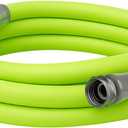 Flexzilla Garden Utility Hose 5/8 in. x 15 ft., Lightweight All-Weather Water Hose, Durable and Flexible, Leak-Free Connections (Chartreuse)