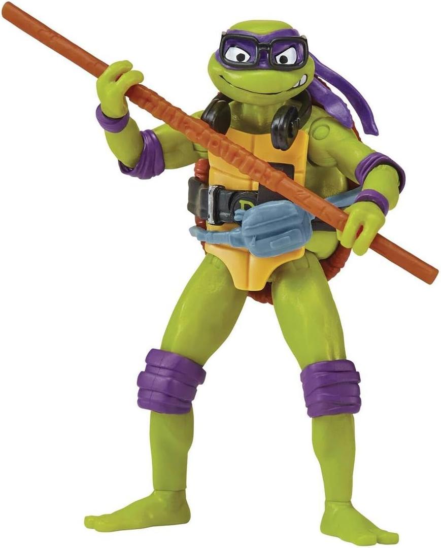 Teenage Mutant Ninja Turtles: Mutant Mayhem 4.5 Donatello Basic Action Figure by Playmates Toys