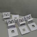 VOLISUN Solar Post Cap Lights Outdoor 4Pack, with Edison LED Bulbs, 2 Brightness Setting, Fence Post Lights Solar Powered for Garden Fence Deck Mailbox Yard Porch, Fits 4x4 6x6 Posts(Slate White)