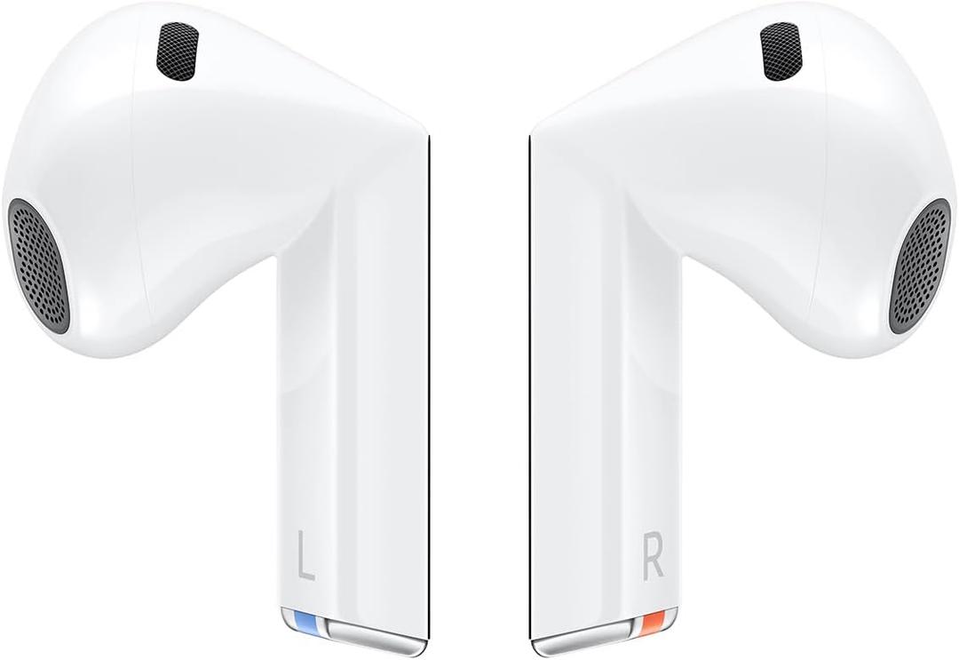 SAMSUNG Galaxy Buds 3 AI True Wireless Bluetooth Earbuds, Open Type Fit, Active Noise Cancellation, 360 Audio, Real-Time Interpreter, Touch Control, White - US Version