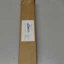 No Drill Curtain Rods for Window 28 to 47 Inches, 5/8 Inch Diameter Renter Friendly Drapery Rod with Adhesive Brackets without Drilling, Adjustable from 27 to 52 Inches, Gold