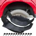 Wheel Well Liner for Ford F150 2021-2025 - Rear Wheel Arch Liners No Drilling Well Guards Tire Inner Fenders for Ford F-150 Exterior Accessories 2025 2024 2023 2022 2021, 2PCS (Not Fit Raptor)
