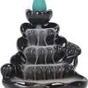 Handmade Backflow Incense Holder, Incense Burner Ornament, Ceramics Waterfall Incense Seat, Zen Decor