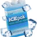 Blue 7in x 4in x 1.5in Reusable Ice Pack Cooler