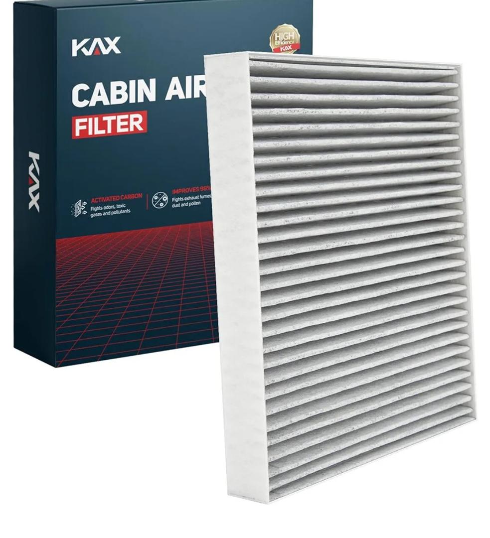 KAX HEPA Cabin Air Filter with Activated Carbon, CF10743 Replacement for Grand Caravan, Town & Country, Q50, Frontier, G37, Armada, TITAN, QX80, TITAN XD, G35, QX50, Q60, M35, Routan, EX35