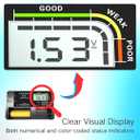 Battery Tester SL-049 - Professional Digital Battery Checker with LCD Display for Household AA, AAA, AAAA,C, D, 9V, CR123A,1.2V Rechargeable,Button Cells. Compact. Load-Tested. Clear