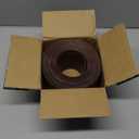 Vinyl Wall Base Baseboard Molding Trim 4" Flexible Self Adhesive Rubber Wall Base Moulding Trim Peel and Stick Design(20Ft, Brown)