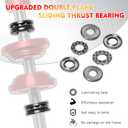 BUCKLOS Bike Headset Press-in Tool, Bottom Bracket Install Tool Kit, Bearing Press Tool, Bicycle Repair Accessories Suitable for Most Bike headsets and Some Press-in Bottom Brackets (HST-RED)