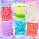 Axolotl Slime Kit 6100ml (20oz Total) - Slime Variety Pack with Different Textures & Axolotl Charms, Glow in The Dark Slimes, Crunchy Slime, ASMR, Birthday Party Favor, Axolotl Fidget Toys