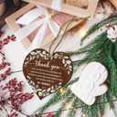 2026 Thank You Christmas Ornament - Appreciation Gift for Women - Thank You Gift for Coworker, Friend, Teacher, Boss, Employee,Christmas Ornament