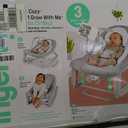Ingenuity Keep Cozy 3-in-1 Grow with Me Vibrating Baby Bouncer, Seat & Infant to Toddler Rocker, Vibrations & -Toy Bar, 0-30 Months Up to 40 lbs (Weaver)