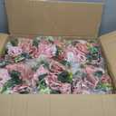 Hotop 24 Pcs Artificial Rose Flower Balls for Centerpieces, Silk Roses Kissing Balls Romantic Faux Floral Arrangements for Engagement Wedding Home Decor (Dusty Pink,Pink,White)