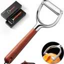 Vegetable Peeler, Stainless Steel Serrated Blade for Kitchen