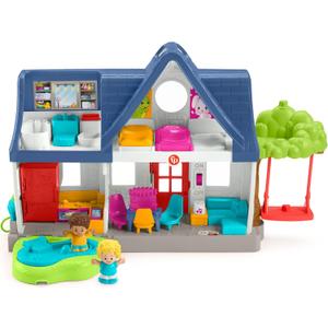 Fisher-Price Little People Friends Together Play House
Pretend Home Playset, Smart Stages with Learning Songs, Toddler Toy, Preschool Kids Ages 1+ Years