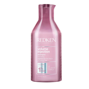 Redken Volume Injection Shampoo | Lightweight Volume Shampoo For Fine Hair | Adds Volume, Lift, and Body to Flat Hair | Soft, Shiny Finish | Paraben Free