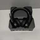 TECKNET Wireless Headset, Bluetooth Headset with Noise Cancelling Microphone - Rechargeable Bluetooth V5.2 Headphones, 50H Playtime & Mic Mute, On Ear Headphones for Trucker/Remote Work/Call Center (Deep Black)