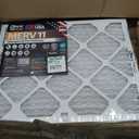 BNX TruFilter 16x25x1 Air Filter MERV 11 (6-Pack) - MADE IN USA - Allergen Defense Electrostatic Pleated Air Conditioner HVAC AC Furnace Filters for Allergies, Dust, Pet, Smoke, Allergy MPR 1200 FPR 7