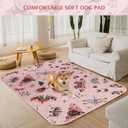 IEUUMLER Washable Pee Pads for Dogs, 2 Pack Insect Pattern Reusable Waterproof Puppy Potty Pads, Non-Slip Absorbent Pet Training Pads for Playpen Crate Bed EU014 (Pink)