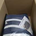 ISSUNTEX Double Protection 100% Waterproof Sofa Covers for Living Room, Couch Covers for 3 Cushion Couch Sofa, Reversible Furniture Protector Sofa Cover for Dogs, Pets (Sofa, Dark Blue/Light Blue)