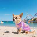 Tie Dye Dog Shirts for Extra Large Dogs Girl Female Pink Purple Sleeveless Tank Top Tee Clothes Vest Pet Apparel Streetwear Garment Lightweight Stretchable Outfit XL Pack of 2