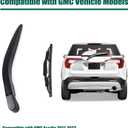 YUXIVCNE 23367394 Rear Windshield Wiper Arm Blade Cover Assembly Compatible with GMC Acadia 2017 2018 2019 2020 2021 2022 2023 Replacement Part