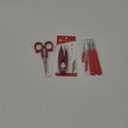 Sewing Seam Ripper Tool,Stitch Remover and Thread Cutter with 2Big+2Small Seam Rippers,1 Pack Thread Snips,1Pack 5Scissor (Red)