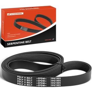 A-Premium 75.06 Inch Engine Serpentine Drive Belt Compatible with Toyota Camry 2007-2009, RAV4 2006-2008, Corolla 2009-2012, Matrix 2009-2013 & Scion xB 2012-2015 & Pontiac Vibe 2009-2010, L4 2.4L