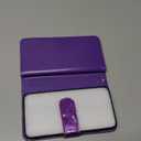 Varikke for Samsung Galaxy S24 Wallet Case Detachable with RFID Blocking Card Holder for Women, Fashion PU Glitter Leather Strap Magnetic Flip Wallet Removable Case for Galaxy S24 6.2", Dark Purple