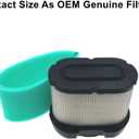 2 Pack 792105 Air Filter Replace for BS 276890, 4233, 5405, 5405H, 5405K, 593240, 798748 OEM Air Cleaner Cartridge with 792303 Pre Filter Fits Lawn Mower Air Cleaner Element