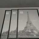 upsimples 11x17 Picture Frame Black 3 Pack, Scratch-Proof 11 x 17 Poster Frames for Photo Gallery - Slide-In Strips, Horizontal or Vertical Wall Mounting