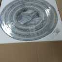 Modern LED Chandelier Flush Mount Four Rings Ceiling Lamp Round Ceiling Lihgt Fixture for Bedroom Living Room Dining Room (4000K, Cool White)